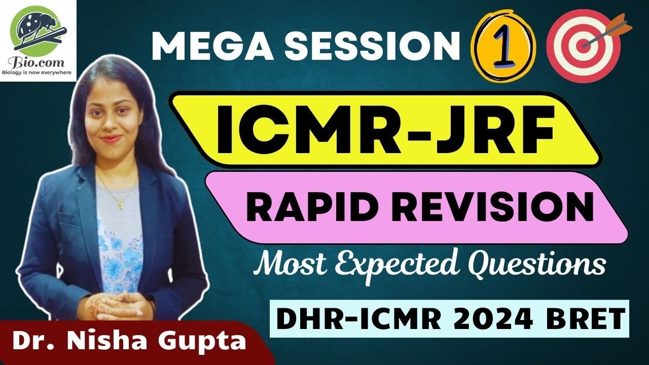 ICMR BRET JRF Rapid revision series